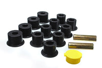 Energy Suspension 6/86 - 97 Nissan 720 & Hardbody Pickup 2WD Black Rear Leaf Spring Bushing Set - My Store