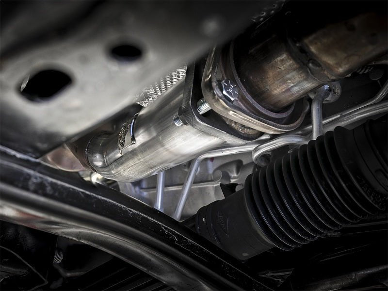 aFe Twisted Steel 2in Stainless Steel Loop Delete Down - Pipe 2018+ Jeep Wrangler (JL) V6 3.6L - My Store