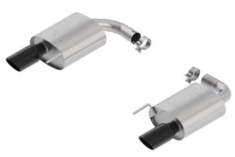 compare product Borla Atak S Rear Section 15-17 Ford Mustang GT 5.0L V8 MT/AT 2.5in pipe 4in tip (Black Chrome)