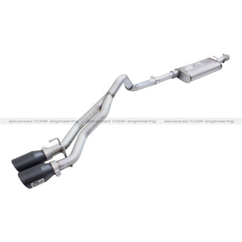 compare product aFe Rebel Series Cat-Back 2.5in Dual Center Exit SS Exhaust w/ Black Tips 07-14 Jeep Wrangler V6