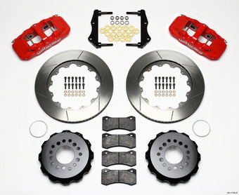 compare product Wilwood AERO4 Rear Kit 14.25in Red 2006-10 Magnum/Challenger/Charger/300C