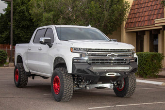 compare product Addictive Desert Designs 2019 Chevrolet Silverado 1500 SF Front Bumper w/ Winch Mount&Sensor Cutout
