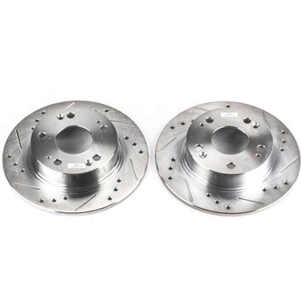 compare product Power Stop 04-08 Acura TSX Rear Evolution Drilled & Slotted Rotors - Pair