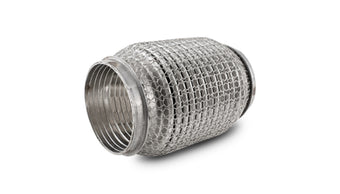 compare product Vibrant SS Flex Coupling w/ Interlock Liner and Mesh Braid 3in Inlet/Outlet x 6in long