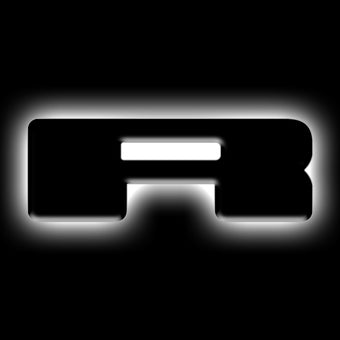 compare product ORACLE Lighting Universal Illuminated LED Letter Badges - Matte Blk Surface Finish - R