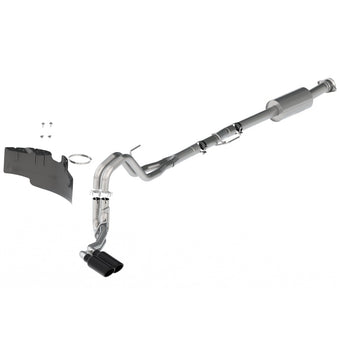 compare product Ford Racing 21-22 F-150 2.7L/3.5L/5.0L Side Exit Extreme Exhaust - Black Tips