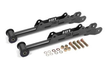 compare product BMR 2010-2015 Chevrolet Camaro Rear DOM Lower Control Arms - Black Hammertone