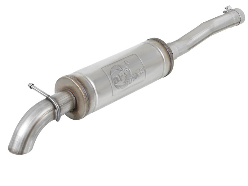 aFe Rock Basher 3in 409 SS Cat - Back Turn - Down Exhaust 12 - 18 Jeep Wrangler (JK) V6 3.6L/ 07 - 11 3.8L - My Store
