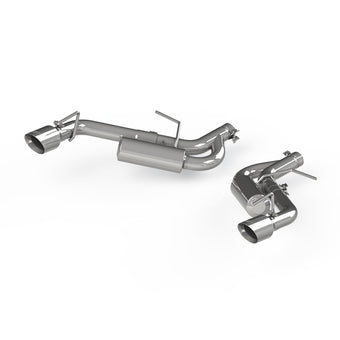 compare product MBRP 16-19 Chevrolet Camaro 2.5in Aluminum Non NPP Axle Back Exhaust System - 4in Dual Wall Tips