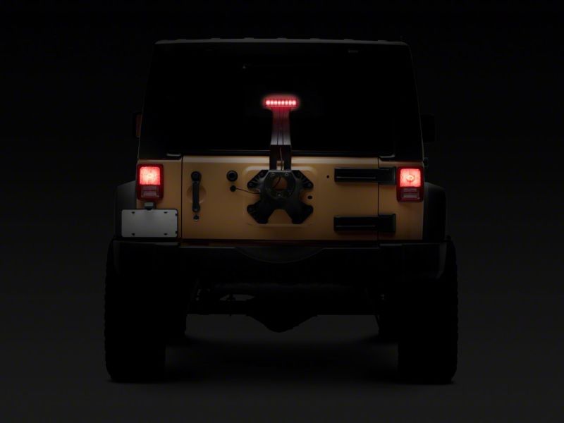Raxiom 07 - 18 Jeep Wrangler JK Axial Series Hyper Flash LED Third Brake Light - Smoked - My Store