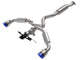 aFe 23 - 24 Toyota GR Corolla L3 1.6L (t) Gemini XV 3in to 2 - 1/2in Cat Back Exhaust w/ Blue Flame Tips - My Store