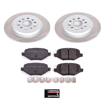 compare product Power Stop 11-12 Lincoln MKX Rear Semi-Coated Rotor Kit