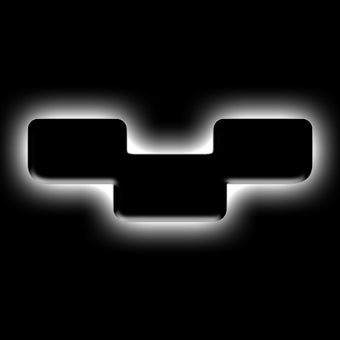 compare product ORACLE Lighting Universal Illuminated LED Letter Badges - Matte Blk Surface Finish - Y