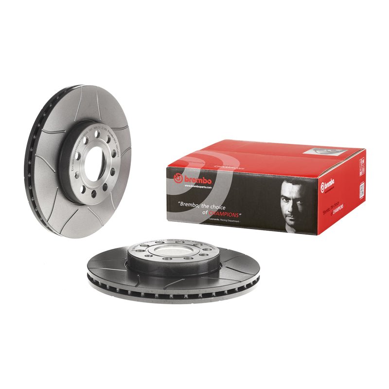 Brembo Audi/VW/Skoda 285mmx25mm Front Max Premium UV Coated OE Equivalent Rotor - My Store
