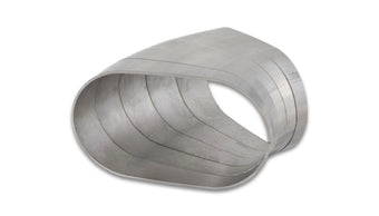 compare product Vibrant Horizontal 304 SS Nominal 3 in. Oval / 3.75 in. Centerline Radius, 9 degree/cut -Set of 5