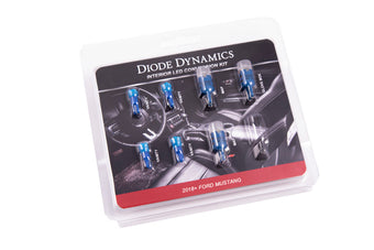 compare product Diode Dynamics 18-19 Mustang Stage 2 Mustang Interior LED Light Kit - Blue