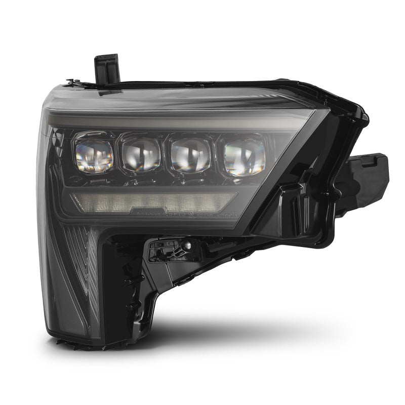 AlphaRex 22 - 23 Toyota Tundra NOVA - Series Headlights Alpha - Black w/Amber DRL - Req 810029 OR 810030 - My Store