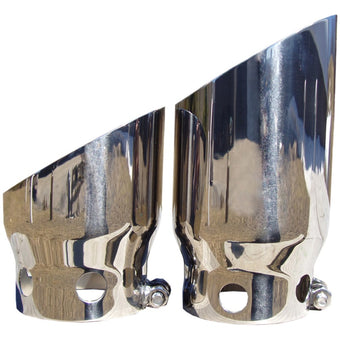 compare product MBRP 2008 Ford F250/350/450 6.4 L 4 inlet 5 Tip Cover Set - 6 and 9 in length