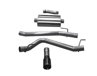 compare product Corsa 20-25 Jeep Gladiator JT 3.6L Single Side Exit Cat-Back Exhaust System w/ Single 4in Black Tip