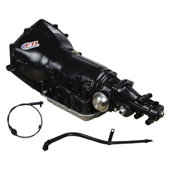 compare product FTI 700R4 Transmission - Level 2 - 450HP Rated - Chevy Bell - Includes Edelbrock Carb Adapter