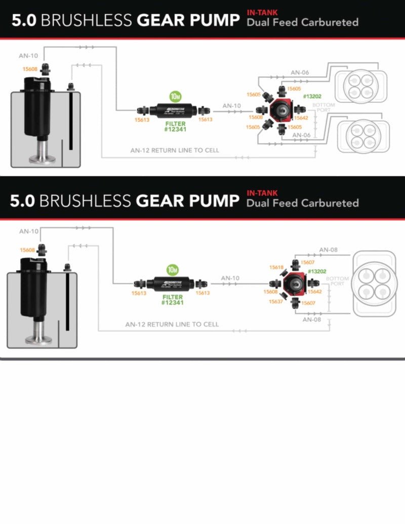 Aeromotive Brushless Spur Gear Fuel Pump w/TVS Controller - Universal - In - Tank - 5gpm - My Store