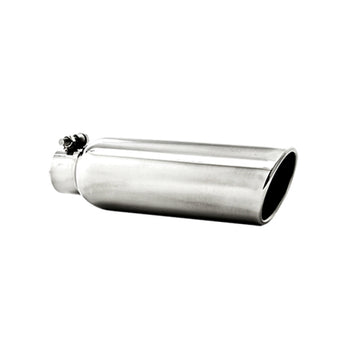 compare product MBRP Universal Tip 3.5in OD 2.25in Inlet 12in L Angled Cut Rolled End Clampless No-Weld T304