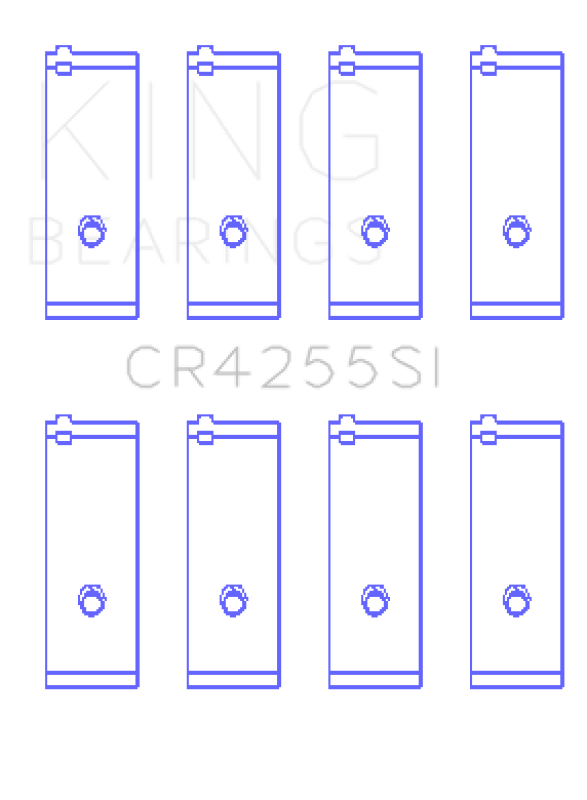 King Engine Bearings G.M.C. /Quard 4 1996/Up (Size +0.25mm) Connecting Rod Bearing Set - My Store