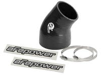 aFe Magnum FORCE Intake Coupling Kit (3 IN ID to 2 - 1/4 IN ID x 35 Deg.) Elbow Coupler - Black - My Store