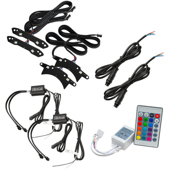 compare product Oracle 15-21 Dodge Challenger RGB+W Headlight DRL Kit - ColorSHIFT w/ Simple Controller