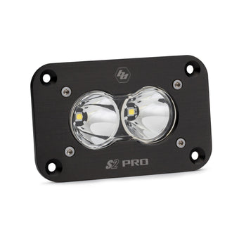 compare product Baja Designs S2 Pro LED Spot Black Flush Mount - Clear