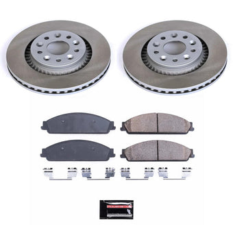 compare product Power Stop 08-09 Mercury Sable Front Semi-Coated Rotor Kit