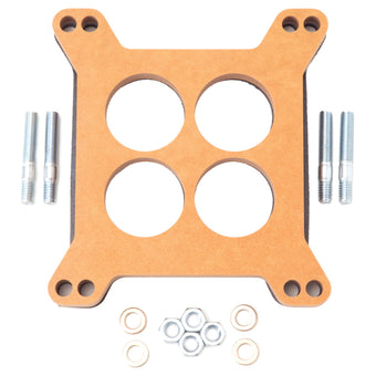 compare product Edelbrock Spacer Carburetor 1/2In Wood Fiber Laminate Four-Hole