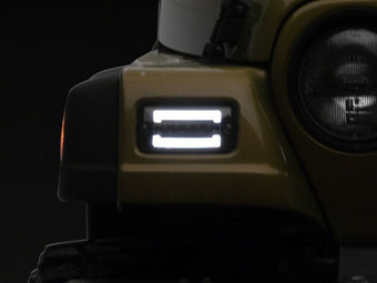 compare product Raxiom 97-06 Jeep Wrangler TJ Axial Series LED Sequential Cornering Lights- Smoked