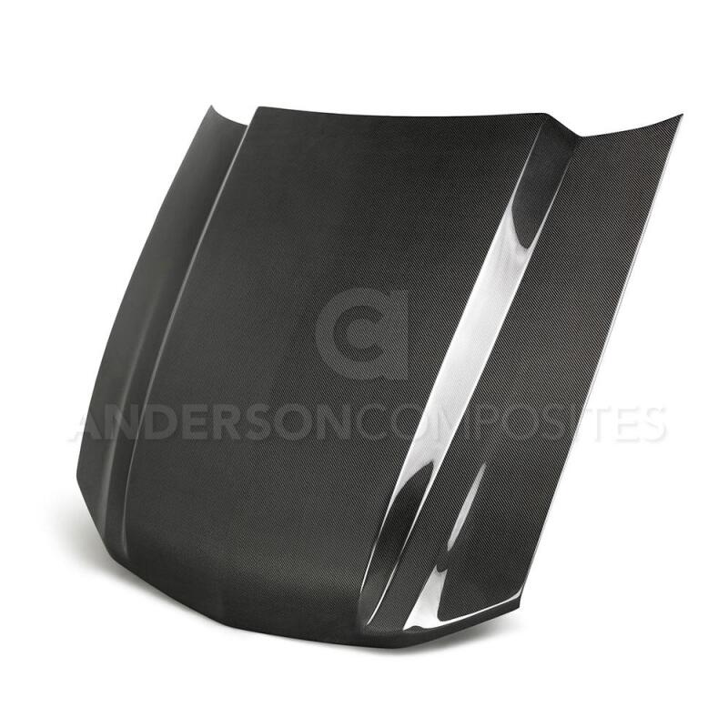 Anderson Composites 10 - 12 Ford Mustang Type - CJ 3in Carbon Fiber Cowl Hood - My Store
