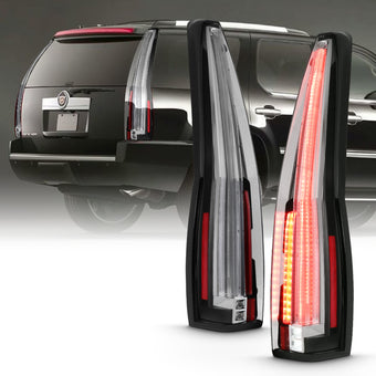 compare product ANZO 2007-2014 Cadillac Escalade Led Taillights Red/Clear