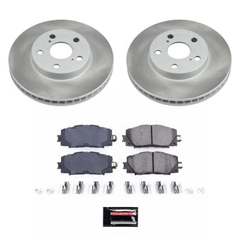 compare product Power Stop 12-15 Toyota Prius Plug-In Front Semi-Coated Rotor Kit