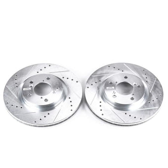 compare product Power Stop 09-14 Acura TL Front Evolution Drilled & Slotted Rotors - Pair