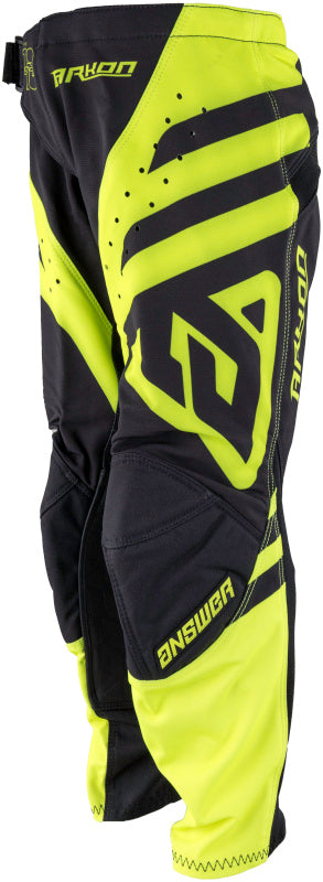 compare product Answer 25 Arkon Nitrus Pants Black/Hyper Acid Youth Size - 20