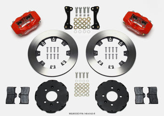 compare product Wilwood Forged Dynalite Front Hat Kit 12.19in Red 94-01 Honda/Acura w/262mm Disc