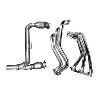 compare product BBK 07-11 Jeep 3.8 V6 Long Tube Exhaust Headers And Y Pipe And Converters - 1-5/8 Silver Ceramic