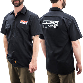 compare product Cobb Dickies Work Shirt w/Embroidered Patch - Small