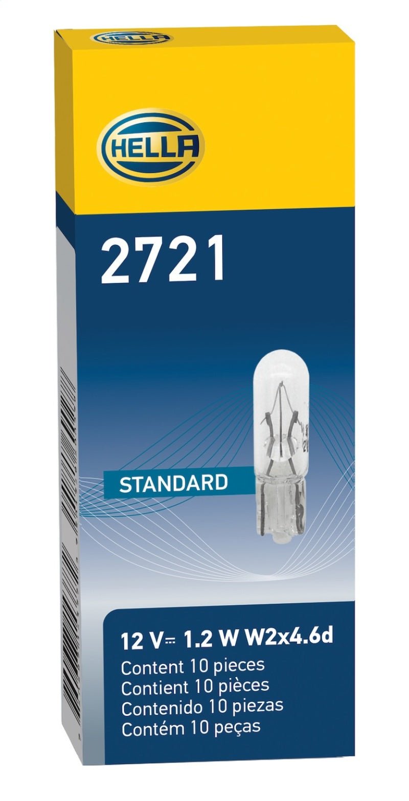 Hella Bulb 2721 12V 1.2W W2x4.6d T1.5 - My Store