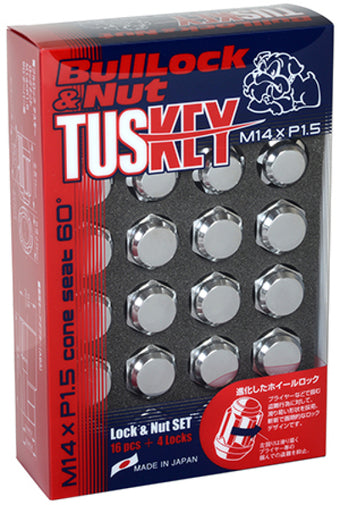 compare product Project Kics 14X1.50 Tuskey Bullock And Nut Set - Chrome