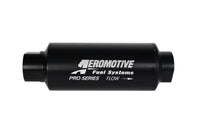 Aeromotive Pro - Series In - Line Filter - AN - 12 - 40 Micron SS Element - Nickel Chrome Finish - My Store