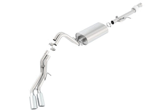 compare product Borla 15-16 Cadillac Escalade ESV 6.2L Auto Trans Dual Round Rolled Truck Side Exit Catback Exhaust