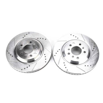 compare product Power Stop 08-09 Buick Allure Front Evolution Drilled & Slotted Rotors - Pair