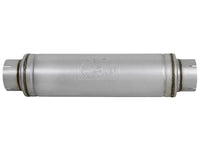 aFe ATLAS Aluminized Steel Muffler 5in Center/Center 24in L x 7in Diameter - Round Body - My Store