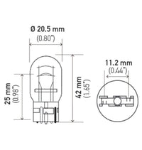Hella Bulb 7443 12V 21/5W W3X16q T6.5 - My Store