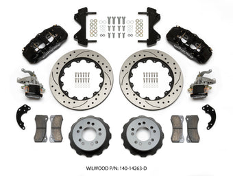 compare product Wilwood AERO4 / MC4 Rear Kit 14.00 Drilled Currie Pro-Tour Unit Bearing Floater