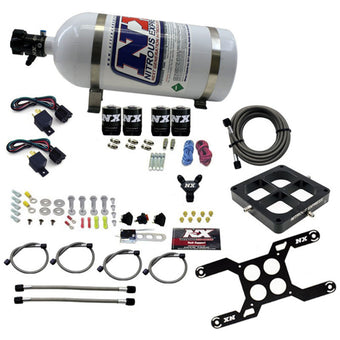 compare product Nitrous Express Dominator Dual Stage Billet Crossbar Nitrous Kit (50-300 & 100-500HP) w/10lb Bottle